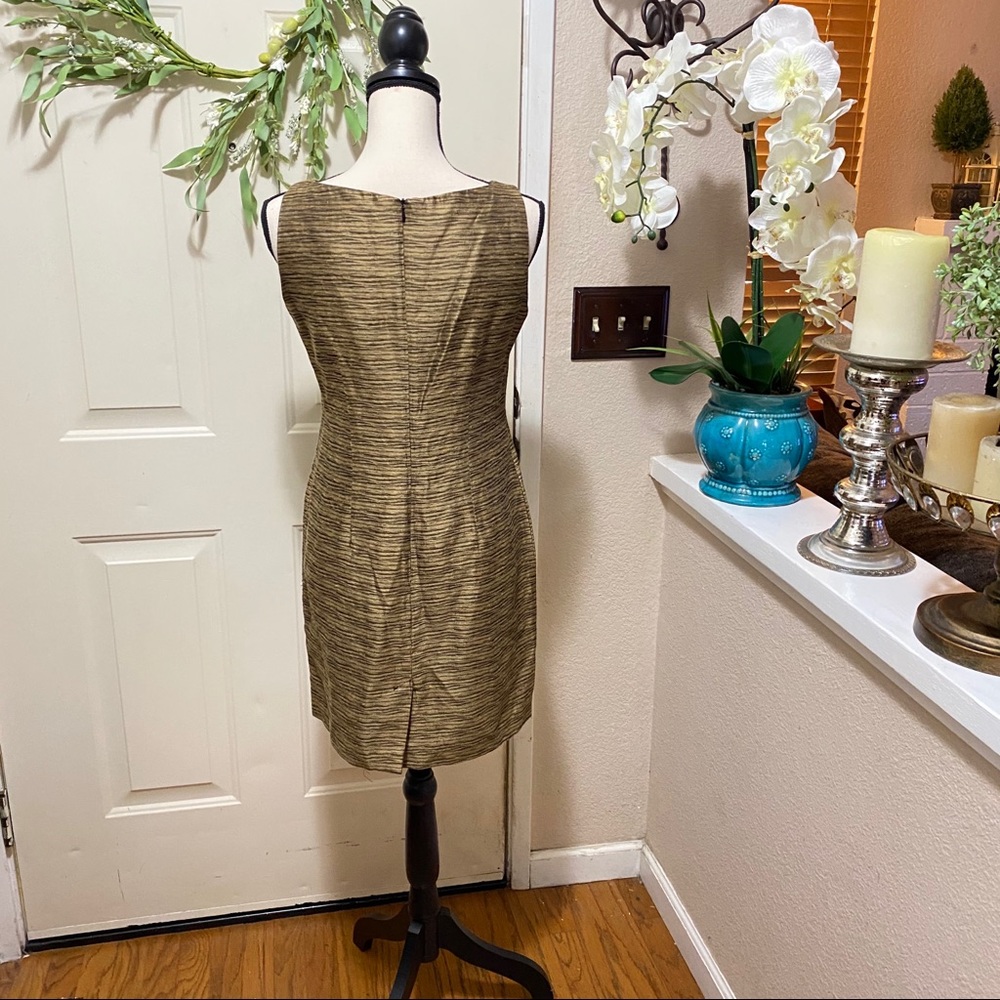 Vintage LoisSnyder Dani Max Petite Rust Midi Dress - Picture 8 of 12